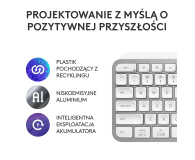 LOGITECH MX Keys S Jasnoszary 920-011588 - 1145860 - zdjęcie 11